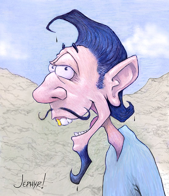 Sketchbook Drawing With Digital Paint Over - "Diego" - Copyright, 2020, Jephyr! All Rights Reserved